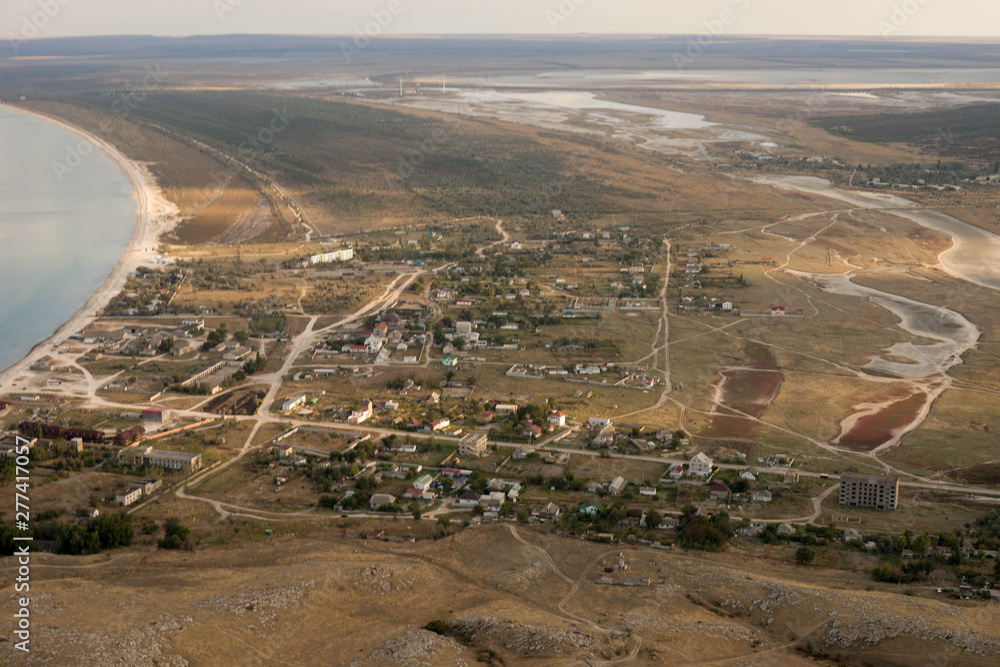 aerial view of Crimea