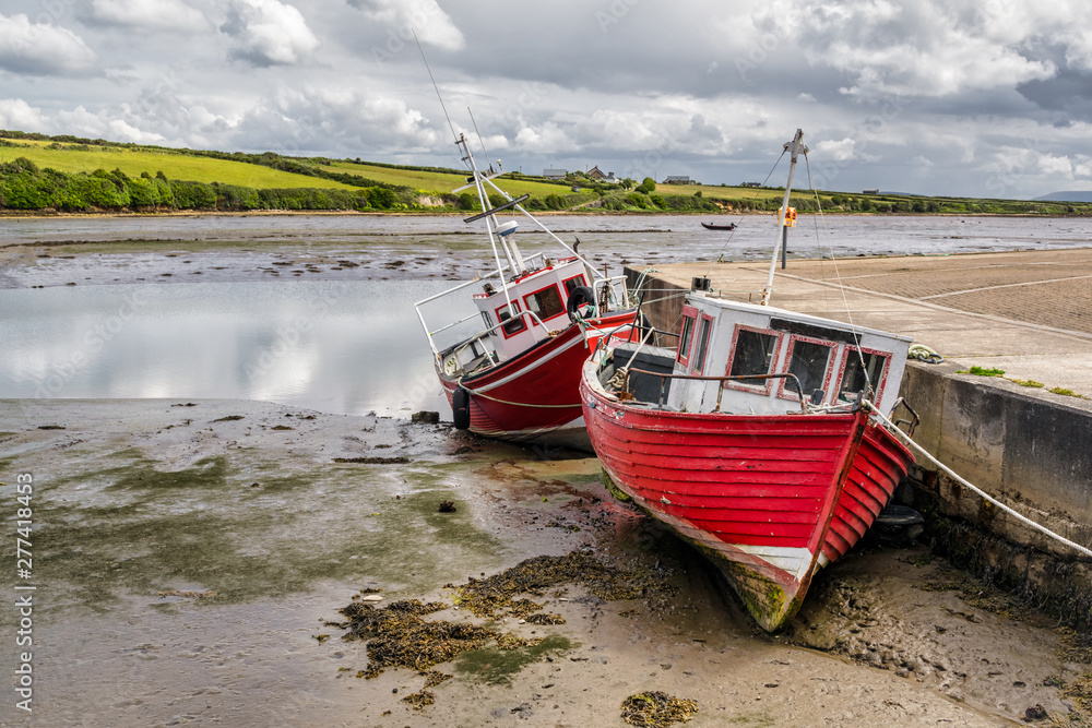 Fishing Boat at low tide