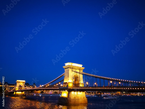 Bridge Over Danube Dudapest Hungary