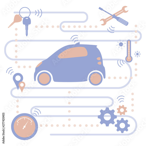 Smart driverless car New transport technologies