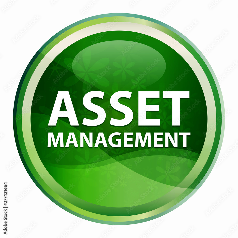 Asset Management Natural Green Round Button Asset Management Natural Green Round Button