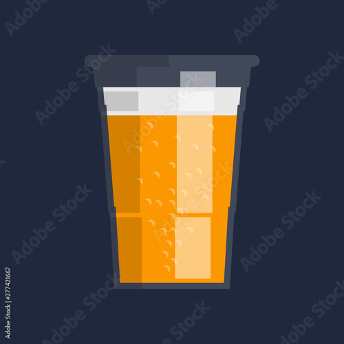 Plastic Beer Cup, material design