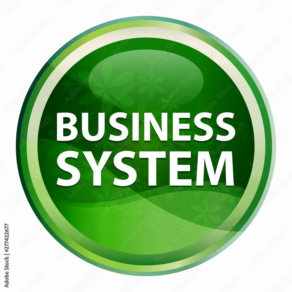 Business System Natural Green Round Button Business System Natural Green Round Button