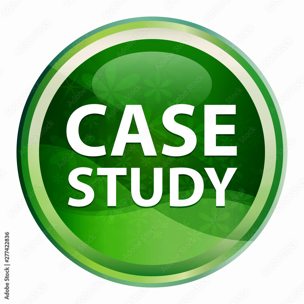 Case Study Natural Green Round Button Case Study Natural Green Round Button