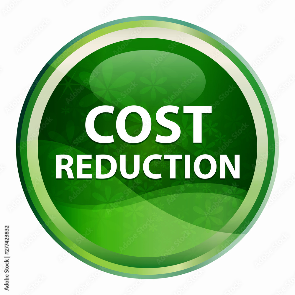 Cost Reduction Natural Green Round Button Cost Reduction Natural Green Round Button