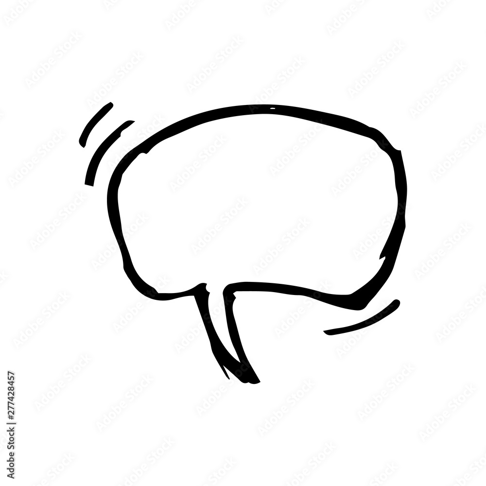 Hand drawn blank Speech Bubble Hand drawn blank Speech Bubble