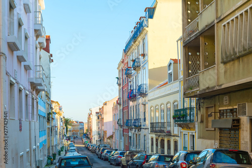 Cars Old Town street Lisbon © joyt