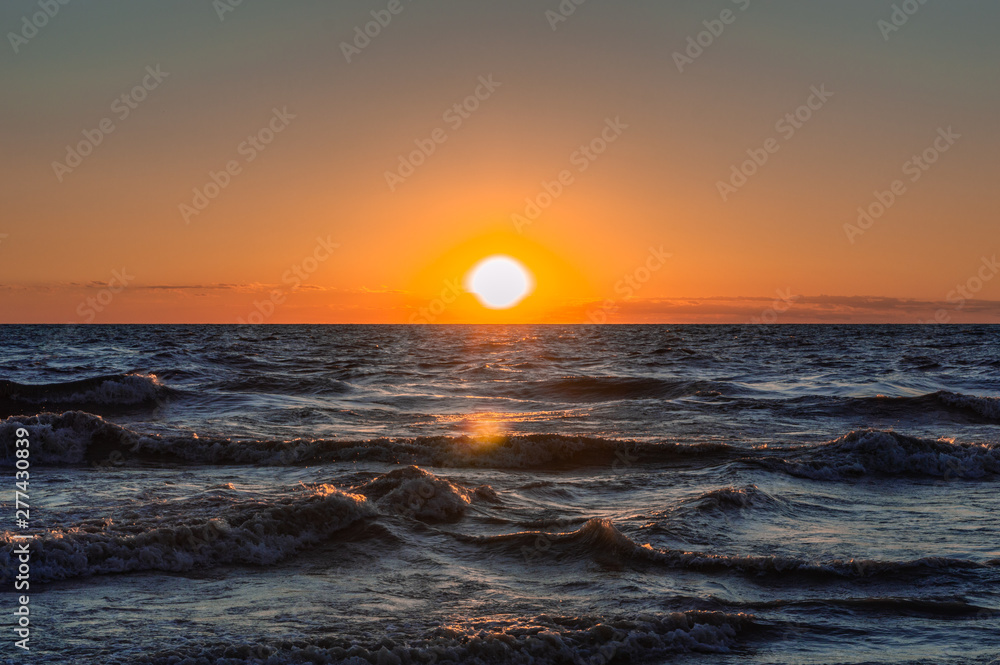 Golden Sunset - South Haven, Lake Michigan