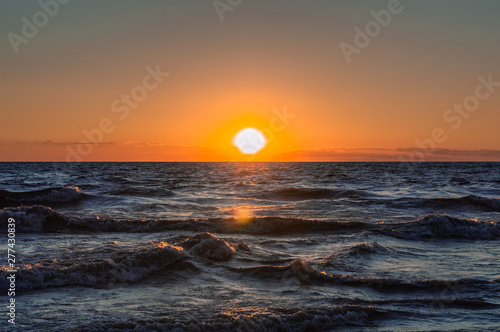 Golden Sunset - South Haven  Lake Michigan