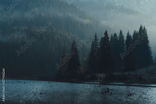 A special morning at Red Lake, Romania