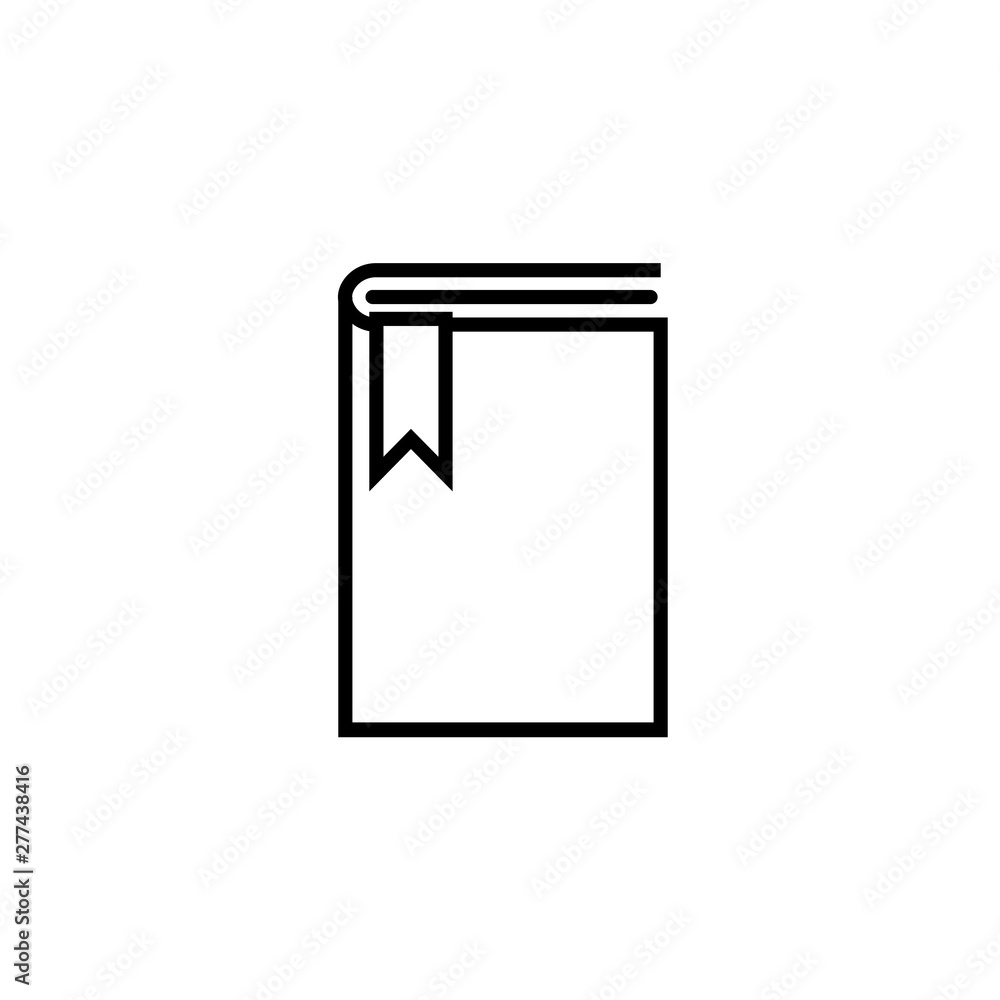 Book With Bookmark Icon Vector Illustration Eps10 Book With Bookmark Icon Vector Illustration Eps10