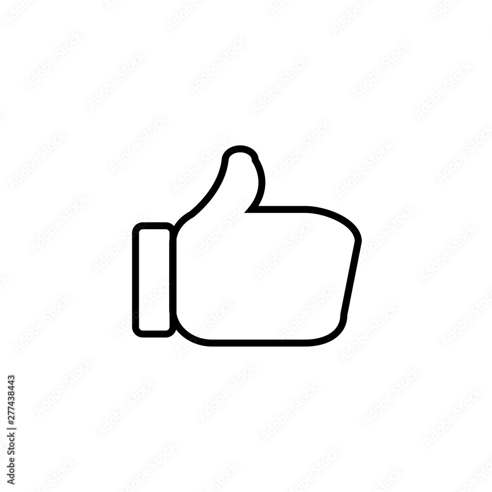Like Icon in trendy flat style isolated on grey background. Like symbol for your web site design, logo, app, UI. Vector illustration, EPS10. Like Icon in trendy flat style isolated on grey background. Like symbol for your web site design, logo, app, UI. Vector illustration, EPS10.
