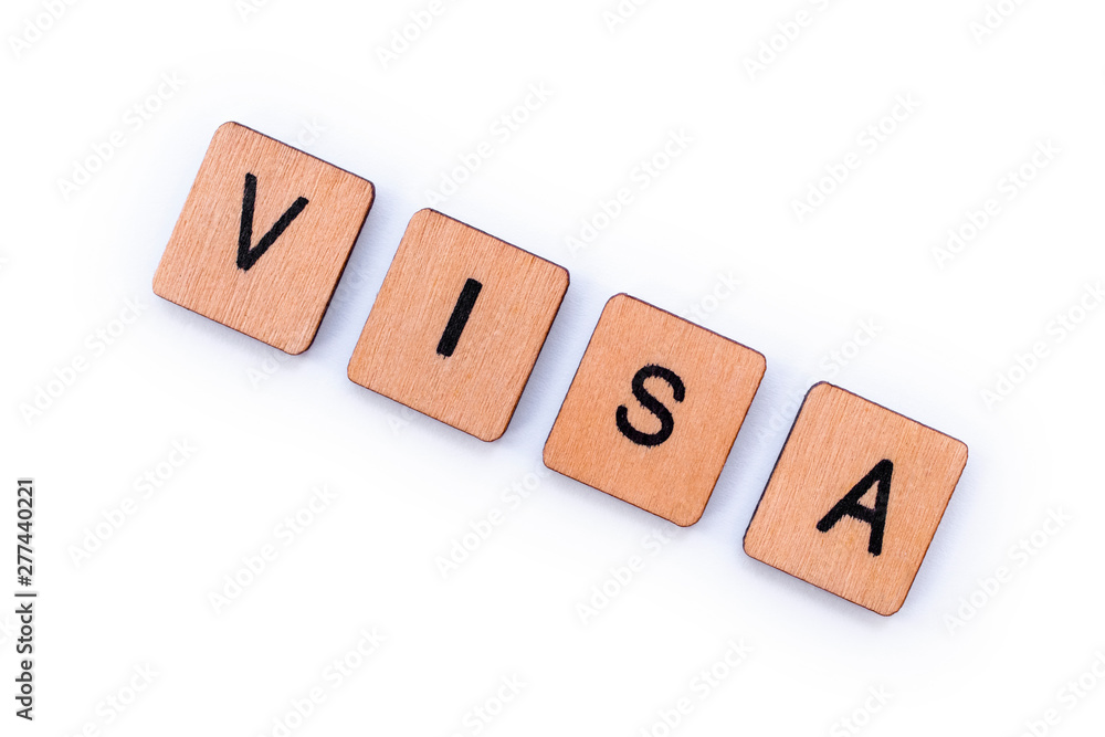 The word VISA