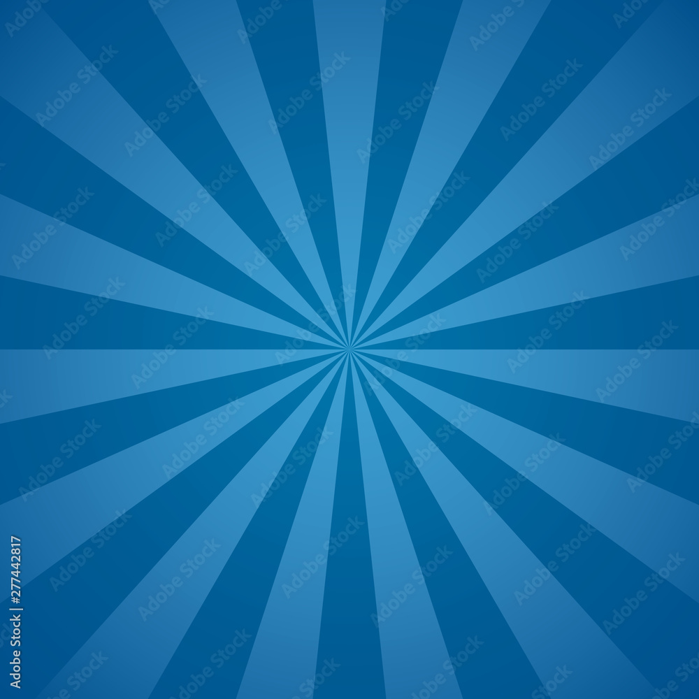 Blue radial beams and rays abstract lines background Blue radial beams and rays abstract lines background