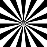 Black and white radial perspective lines
