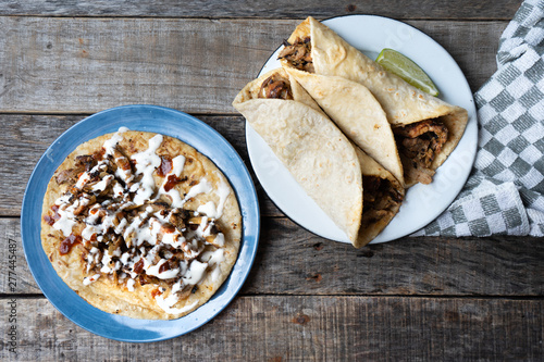 Mexican tacos known as arabes style Fototapeta