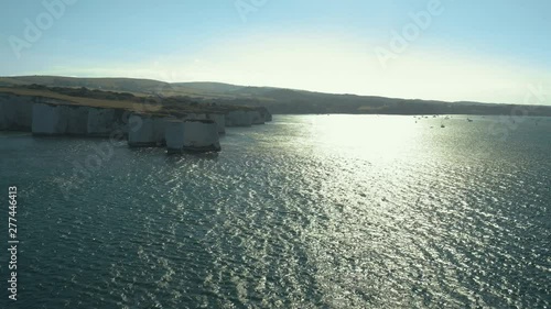Wallpaper Mural Old Harry Rocks - sunset zoom in Torontodigital.ca