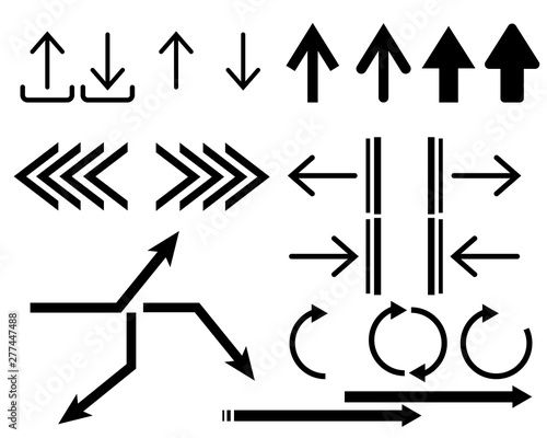矢印　アイコン　矢　線