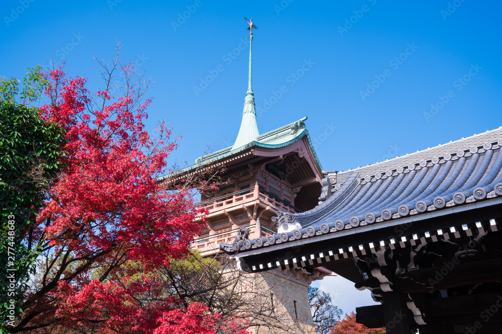 Fototapeta premium 京都 祇園閣 紅葉
