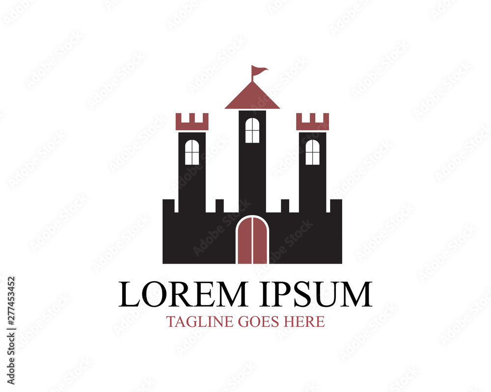 castle logo vector template castle logo vector template