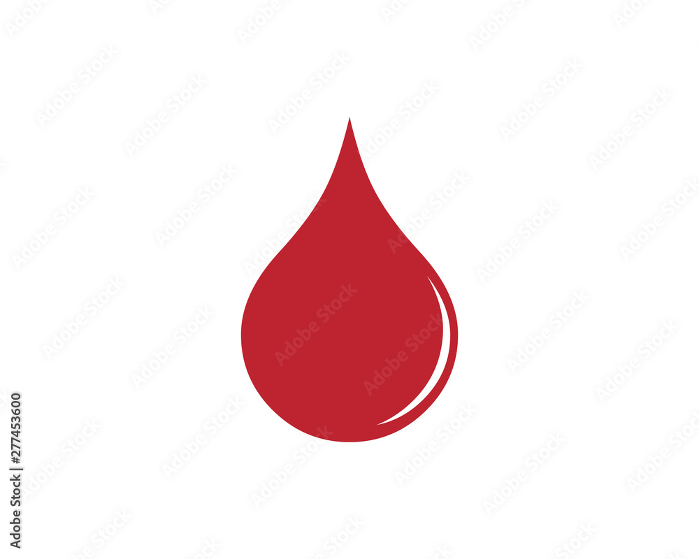 Blood logo template vector icon Blood logo template vector icon