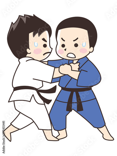 柔道家の男性