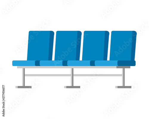 waiting room set chairs icons