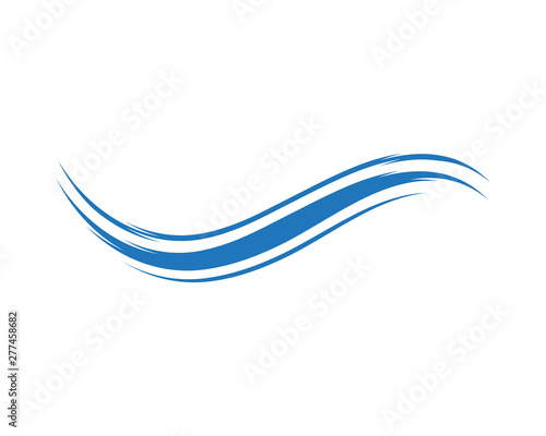 Water Wave symbol and icon Logo