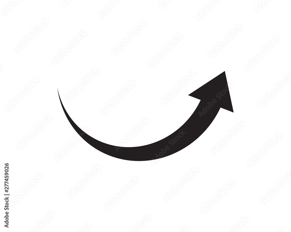 Arrow vector illustration icon Logo Template Arrow vector illustration icon Logo Template