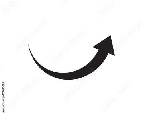 Arrow vector illustration icon Logo Template