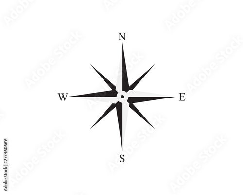 Compass Logo Template vector icon illustration © dar