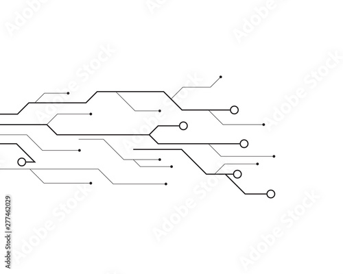 Circuit illustration design vector symbol logo