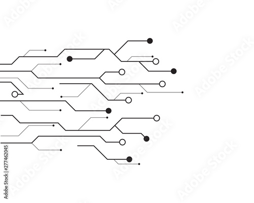 Circuit illustration design vector symbol logo