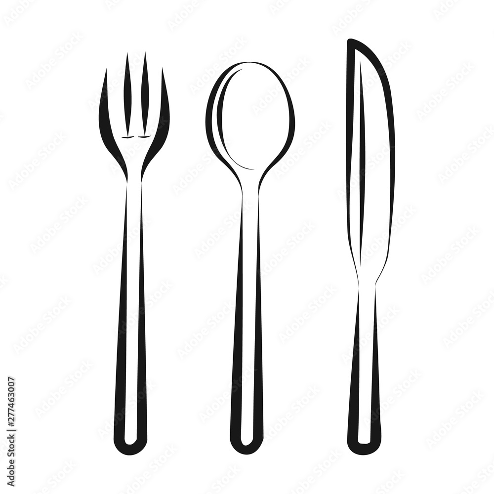 fork, spoon and knife fork, spoon and knife