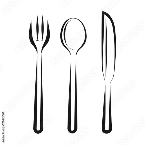 fork  spoon and knife