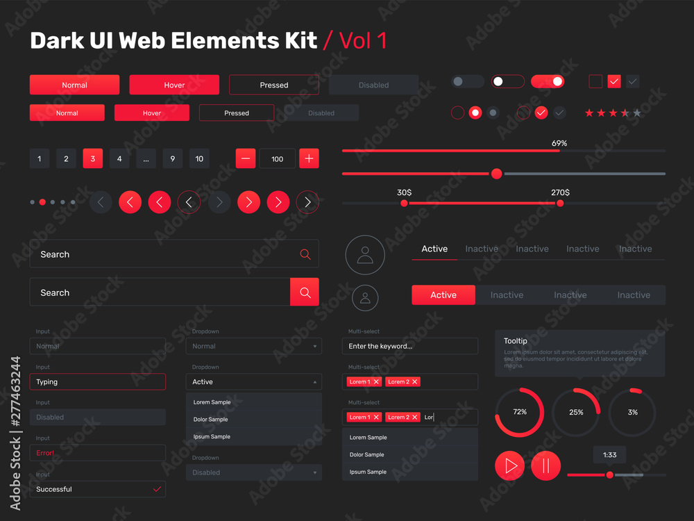 ui kit for web