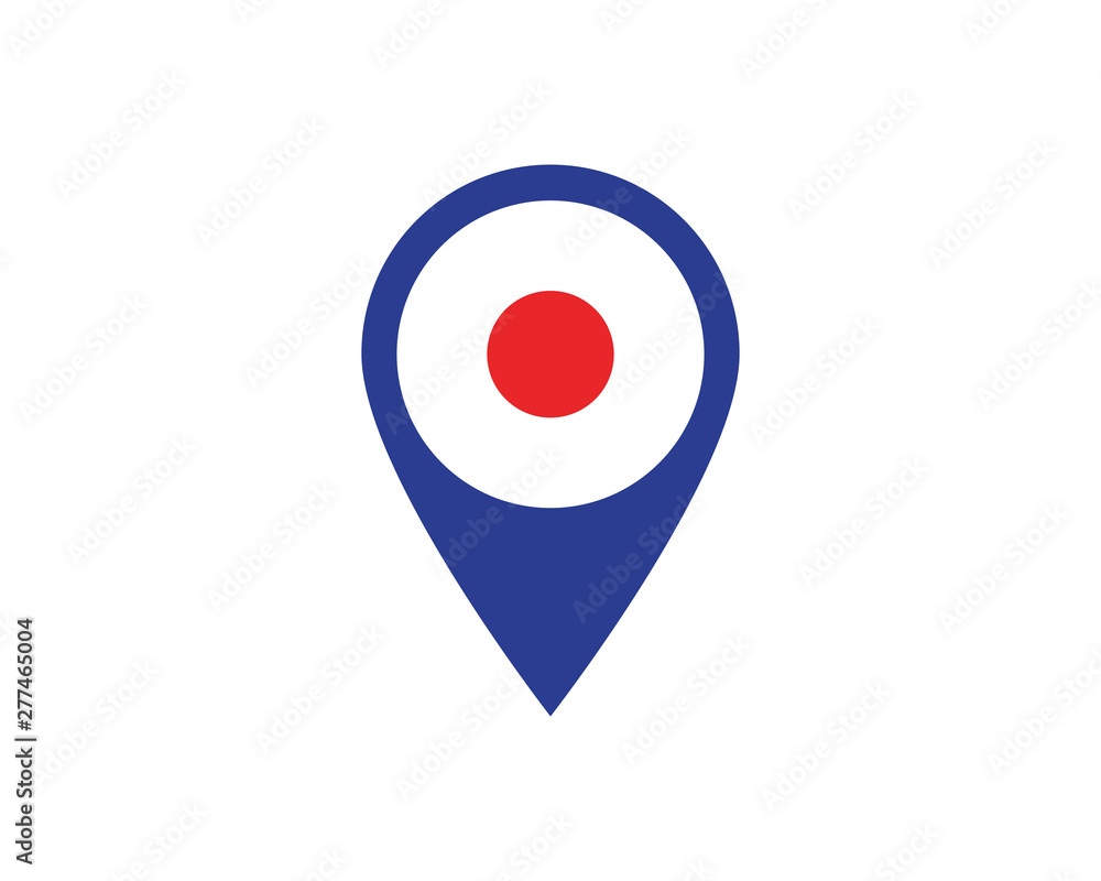 Location point Logo template vector icon illustration Location point Logo template vector icon illustration