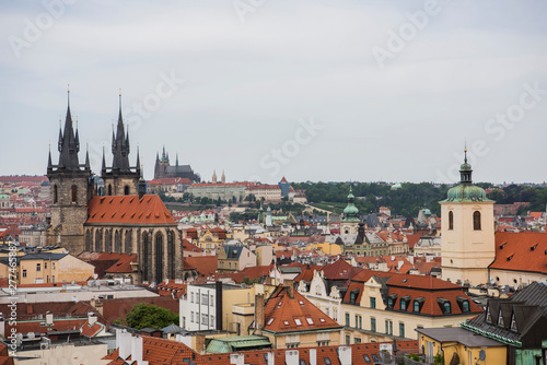 Panorama of Prague the capital of the Czech Republic.