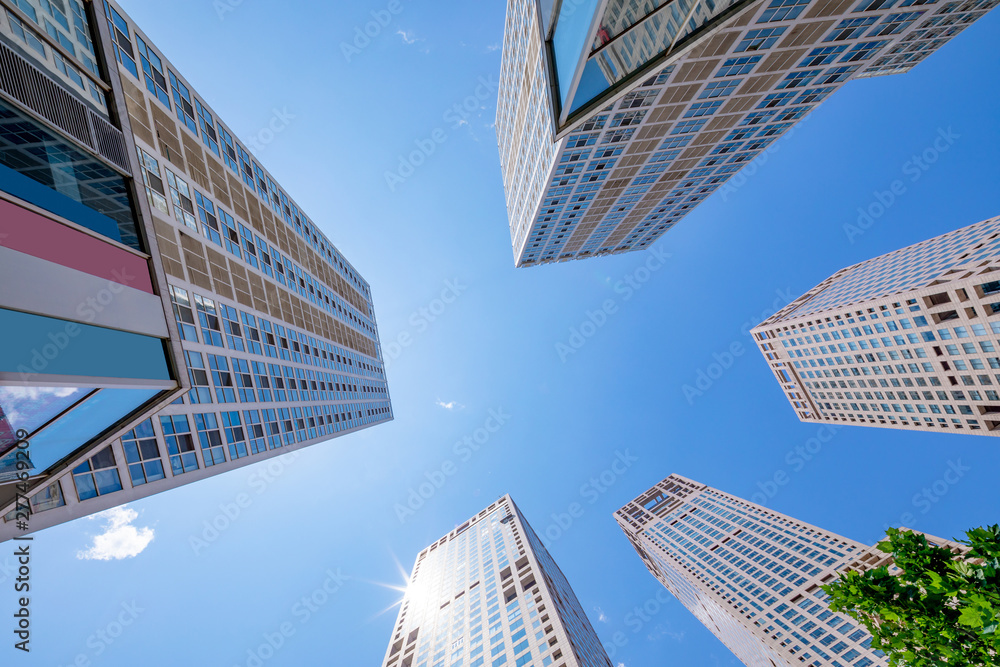 modern skyscrapers in Beijing, China