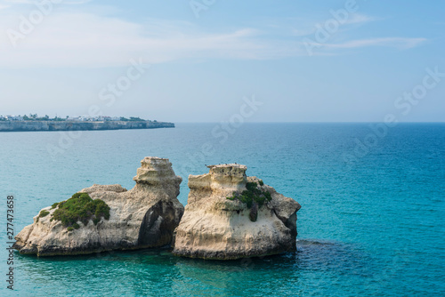 Dreamlike Salento. Bay of Torre dell'Orso and stacks of the two sisters. Puglia, Italy © Nicola Simeoni