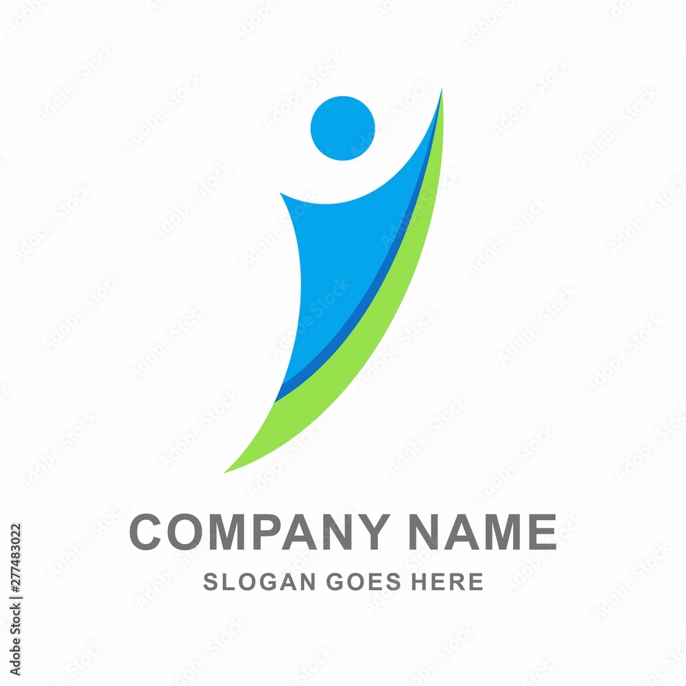 People Shape Business Company Stock Vector Logo Design Template People Shape Business Company Stock Vector Logo Design Template