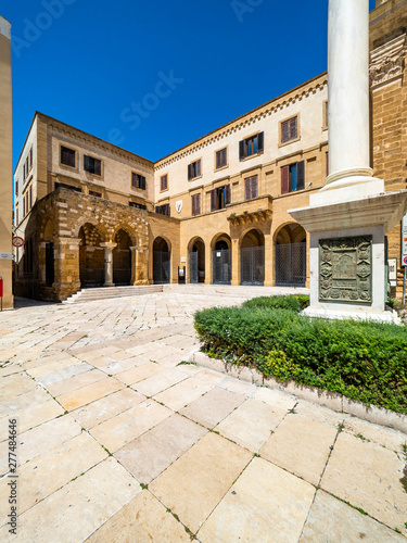 The Brindisi Duomo Cathedral on the Piazza Duomo, Brindisi, Apulia, Italy June 2019 photo