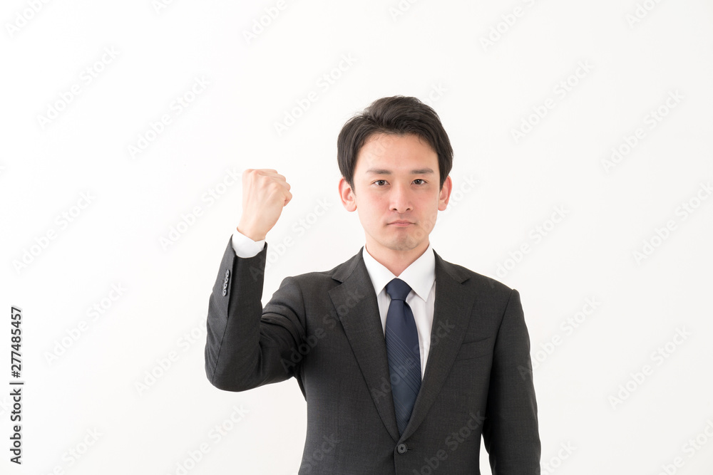 ガッツポーズ・ビジネスマン ガッツポーズ・ビジネスマン