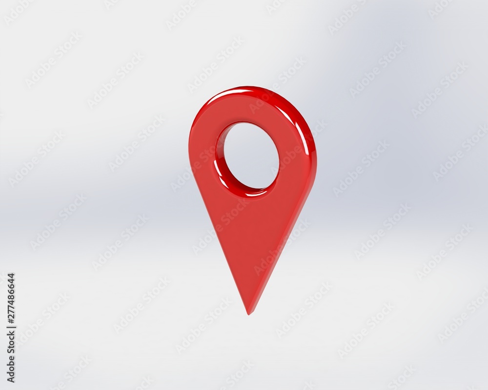 LOCATION pin glossy red arrow. The concept of tagging a sign landmark needle tip to create a route search. Isolated on white background 3D rendering 3D. – Illustration LOCATION pin glossy red arrow. The concept of tagging a sign landmark needle tip to create a route search. Isolated on white background 3D rendering 3D. – Illustration