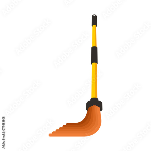 Vector design of mop and cleaner logo. Collection of mop and brush stock vector illustration.