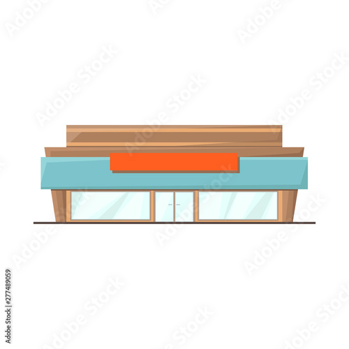 Isolated object of shop and modern symbol. Collection of shop and public stock symbol for web.
