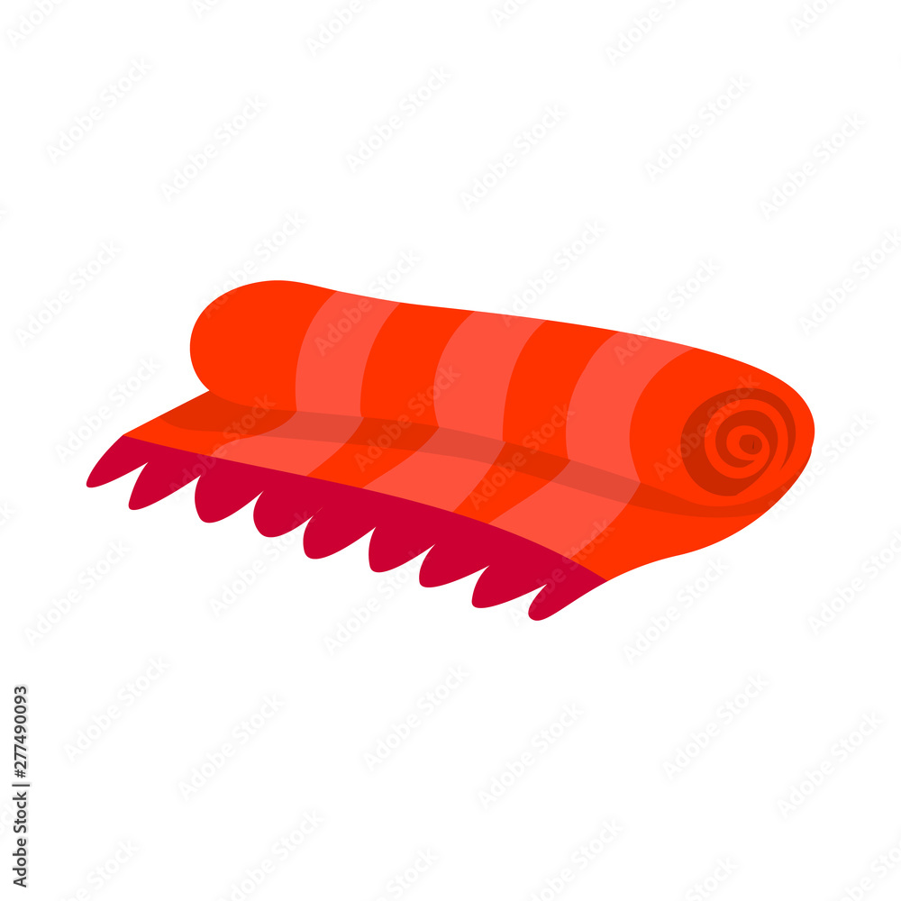 Isolated object of plaid and blanket logo. Collection of plaid and red vector icon for stock. Isolated object of plaid and blanket logo. Collection of plaid and red vector icon for stock.
