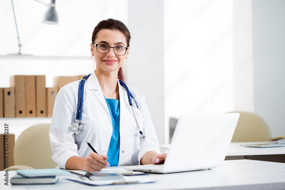 Portrait of a young female doctor Portrait of a young female doctor
