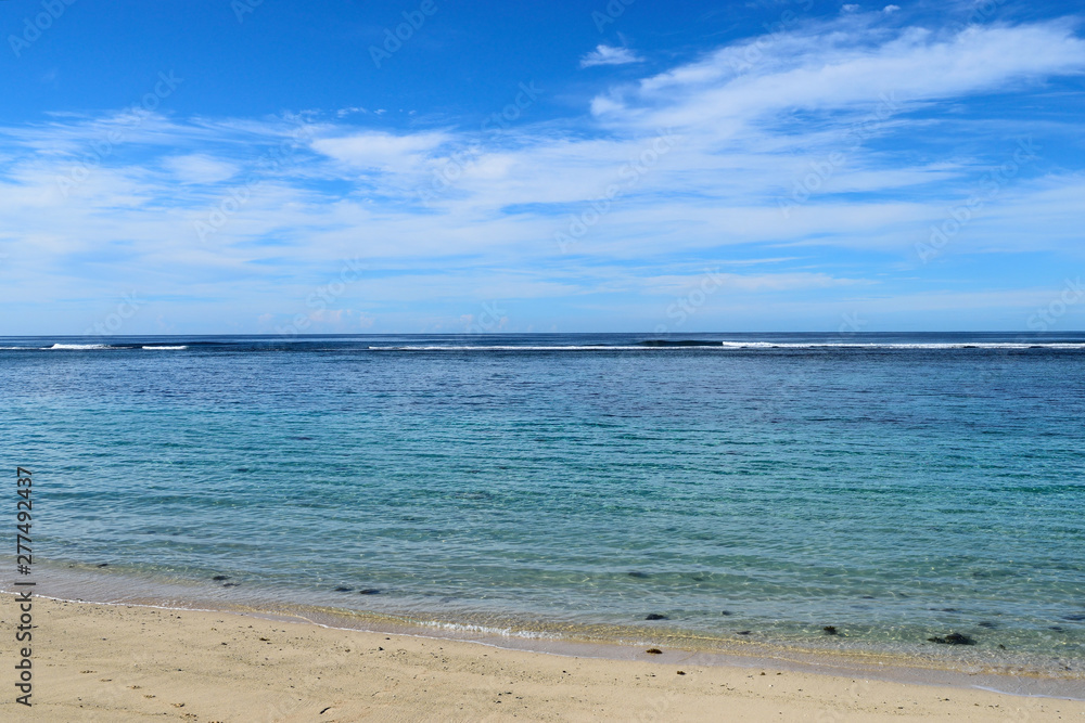 Fototapeta premium サモア アピア ウポル島ビーチ
