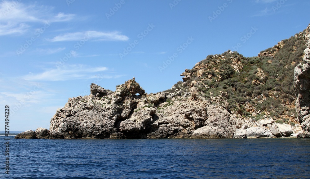 l'archipel des îles Medes sur la Costa brava,Espagne,Catalogne